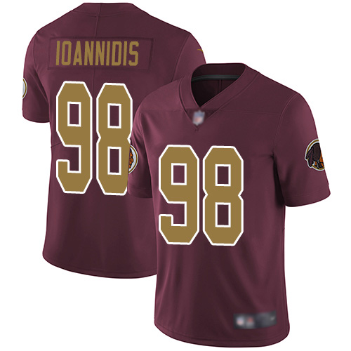 Washington Redskins Limited Burgundy Red Men Matt Ioannidis Alternate Jersey NFL Football #98 80th